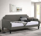 Olivia Upholstered Twin Daybed with Nailhead Trim - Home Discount Furniture - NJ-linden