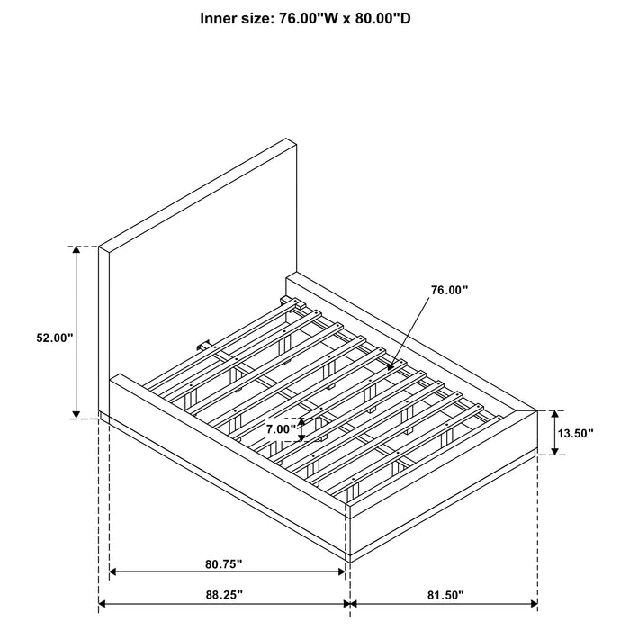 Knox Eastern King Bed - Home Discount Furniture - NJ-linden