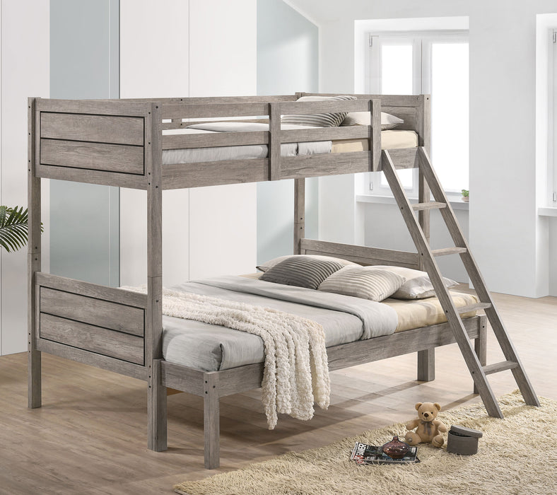 Ryder Bunk Bed Weathered Taupe - Home Discount Furniture - NJ-linden