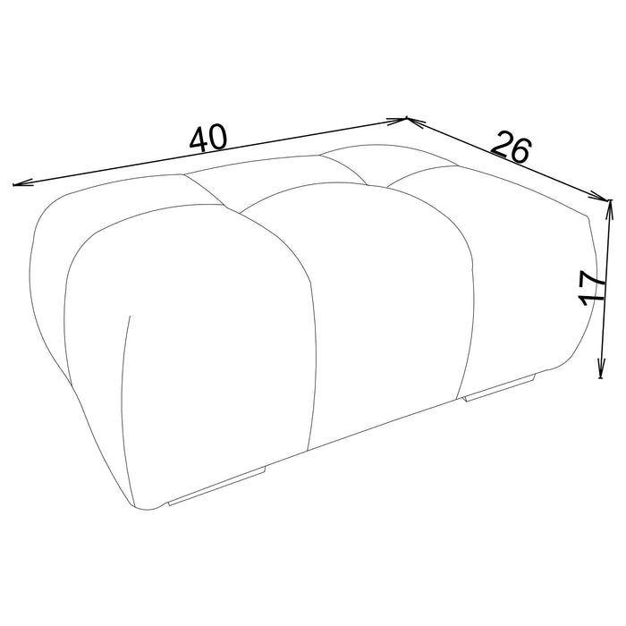 Camacho Ottoman - Home Discount Furniture - NJ-linden