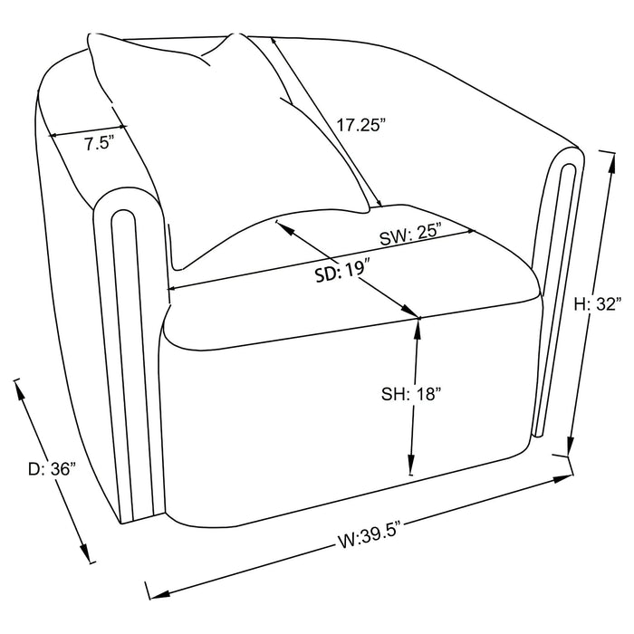 Townsend Stationary 3 Pc Set - Home Discount Furniture - NJ-linden