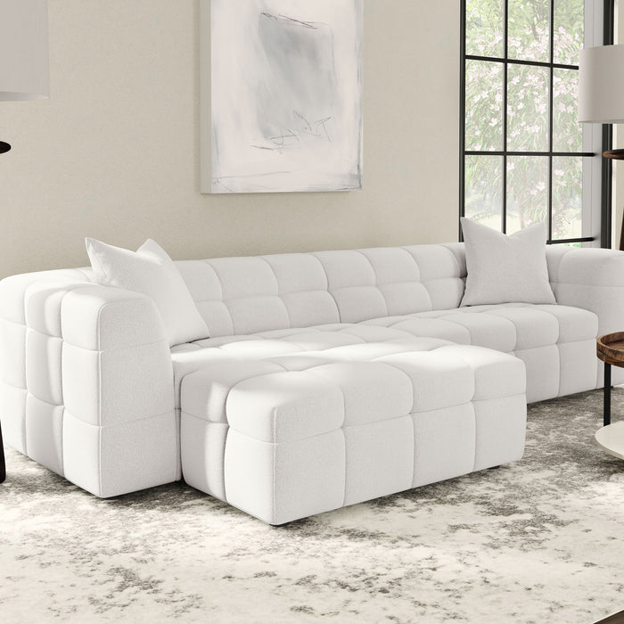 Everly Ottoman - Home Discount Furniture - NJ-linden