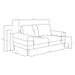 Jessel Stationary Loveseat - Home Discount Furniture - NJ-linden