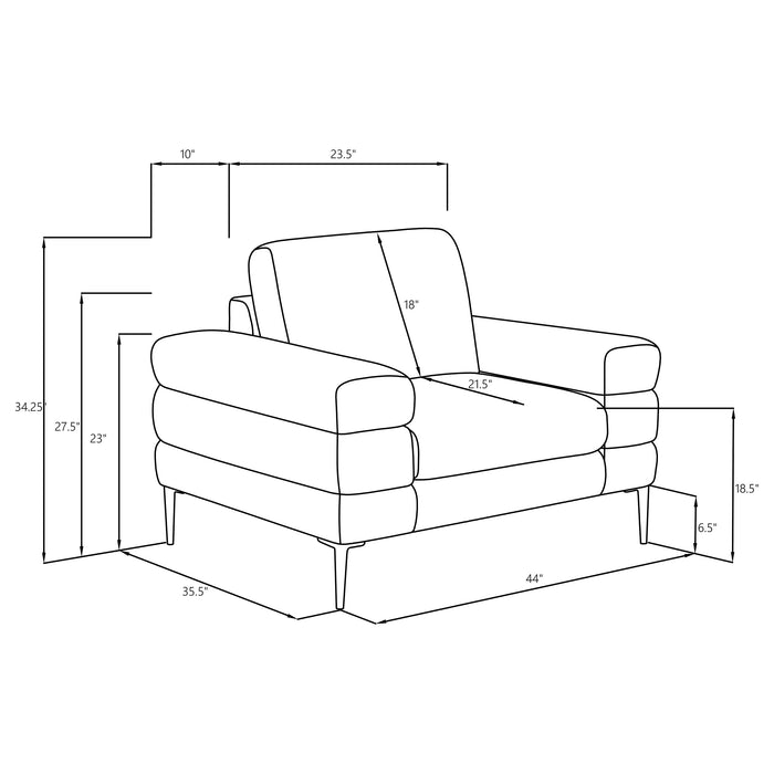 Jessel Accent Chair - Home Discount Furniture - NJ-linden
