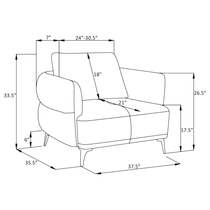 Lively Accent Chair - Home Discount Furniture - NJ-linden