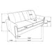 Davis Stationary Sofa - Home Discount Furniture - NJ-linden
