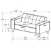 Deerhurst Stationary Loveseat - Home Discount Furniture - NJ-linden