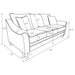 Tomkins Stationary Sofa - Home Discount Furniture - NJ-linden