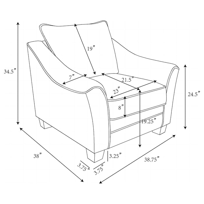 Tomkins Accent Chair - Home Discount Furniture - NJ-linden