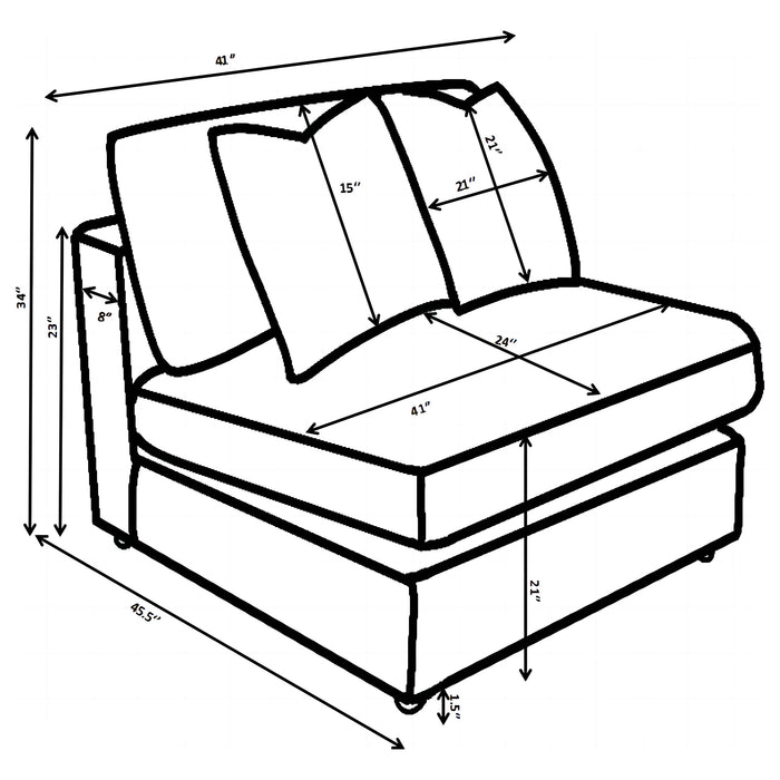 Blaine Accent Chair - Home Discount Furniture - NJ-linden