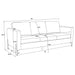 Tilly Stationary Sofa - Home Discount Furniture - NJ-linden