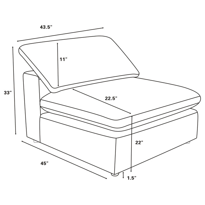 Raleigh Accent Chair - Home Discount Furniture - NJ-linden