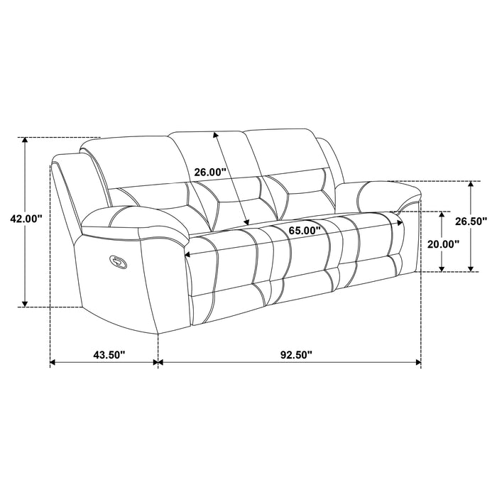 Gilson Reclining Sofa - Home Discount Furniture - NJ-linden