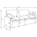 Collins Power Reclining Loveseat - Home Discount Furniture - NJ-linden