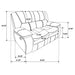 Camila Reclining 3 Pc Set - Home Discount Furniture - NJ-linden