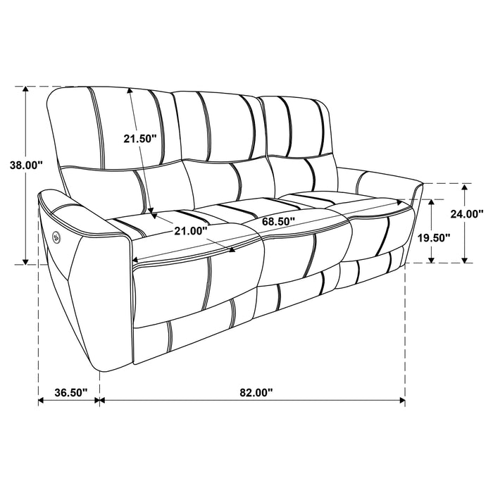 Greenfield Power Reclining Sofa - Home Discount Furniture - NJ-linden