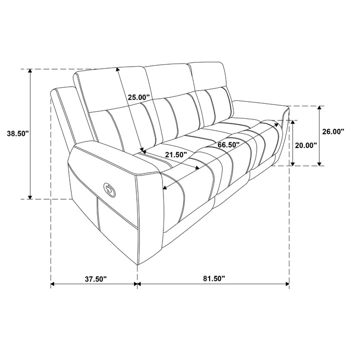 Brentwood Reclining Sofa - Home Discount Furniture - NJ-linden