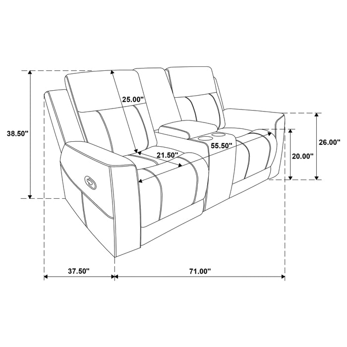 Brentwood Reclining Loveseat - Home Discount Furniture - NJ-linden