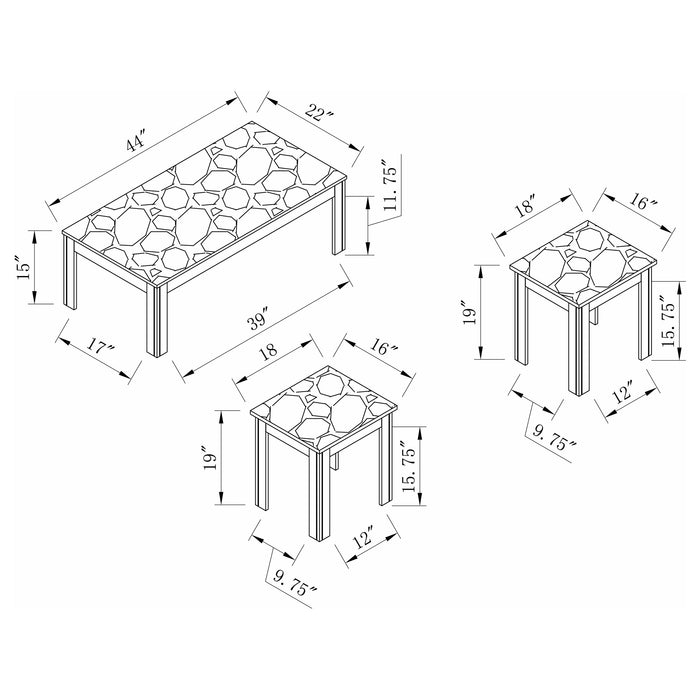 Rhodes Coffee Table Set - Home Discount Furniture - NJ-linden