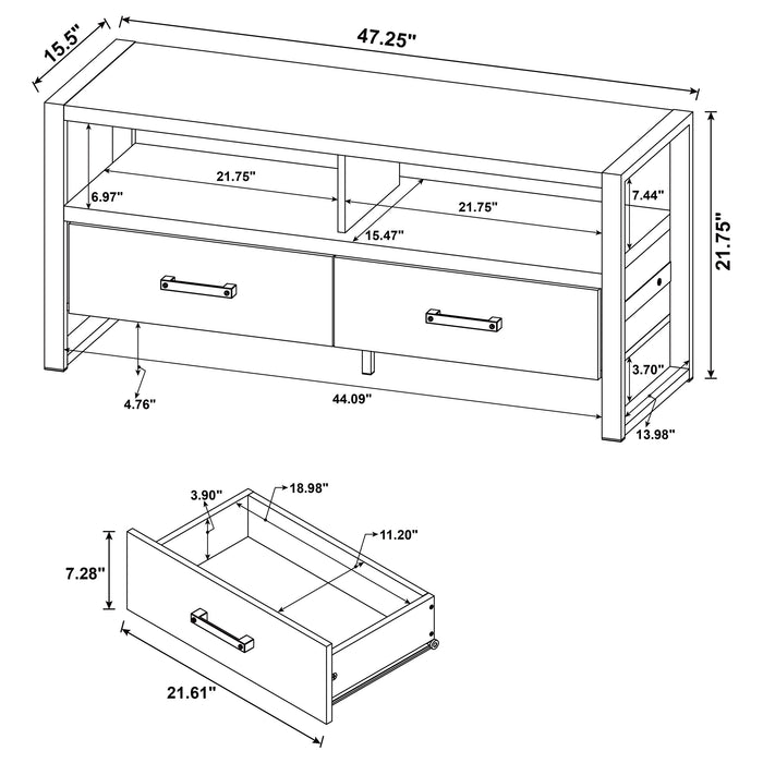 James Tv Stand - Home Discount Furniture - NJ-linden
