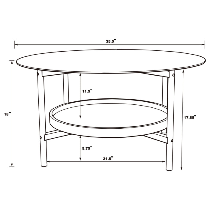Delfin Coffee Table - Home Discount Furniture - NJ-linden