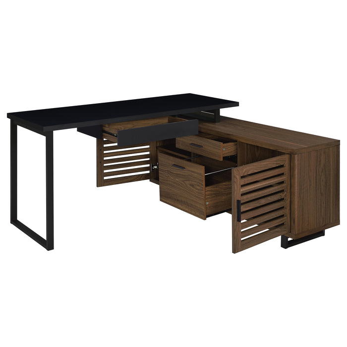Maddox L-Shape Desk - Home Discount Furniture - NJ-linden