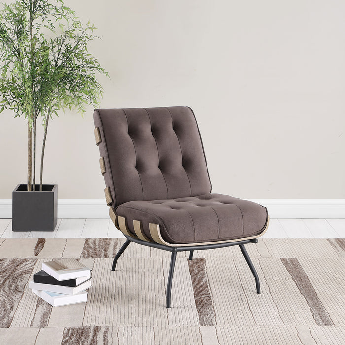 Aloma Armless Tufted Accent Chair - Home Discount Furniture - NJ-linden