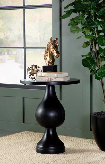 Dianella Round Pedestal Accent Table - Home Discount Furniture - NJ-linden