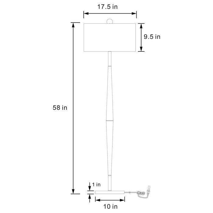 Flanary Floor Lamp - Home Discount Furniture - NJ-linden
