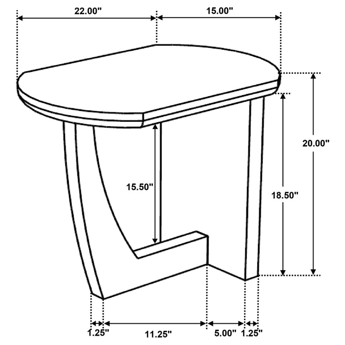 Fletcher End & Side Table - Home Discount Furniture - NJ-linden