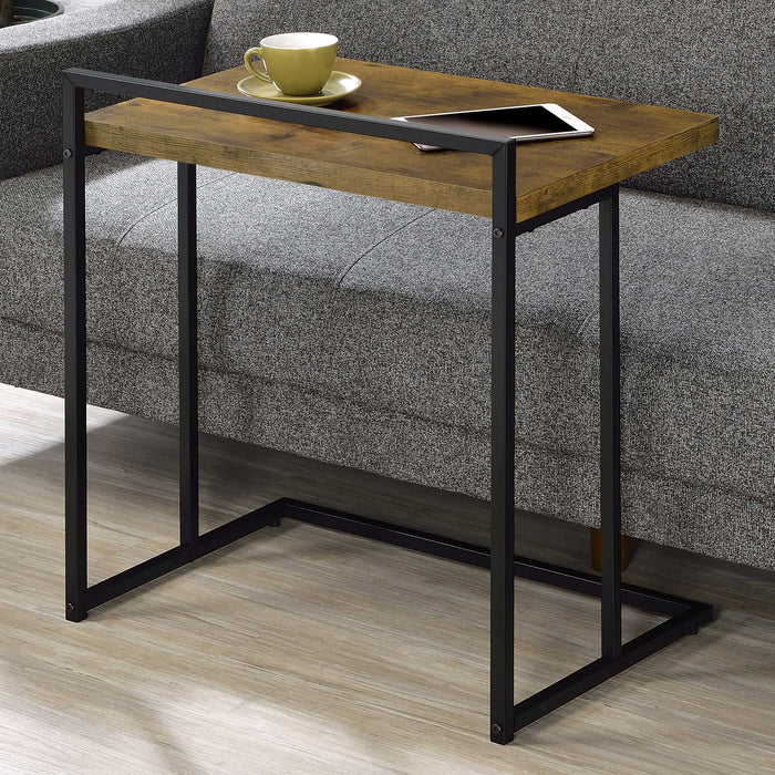 Dani Rectangular Snack Table with Metal Base - Home Discount Furniture - NJ-linden