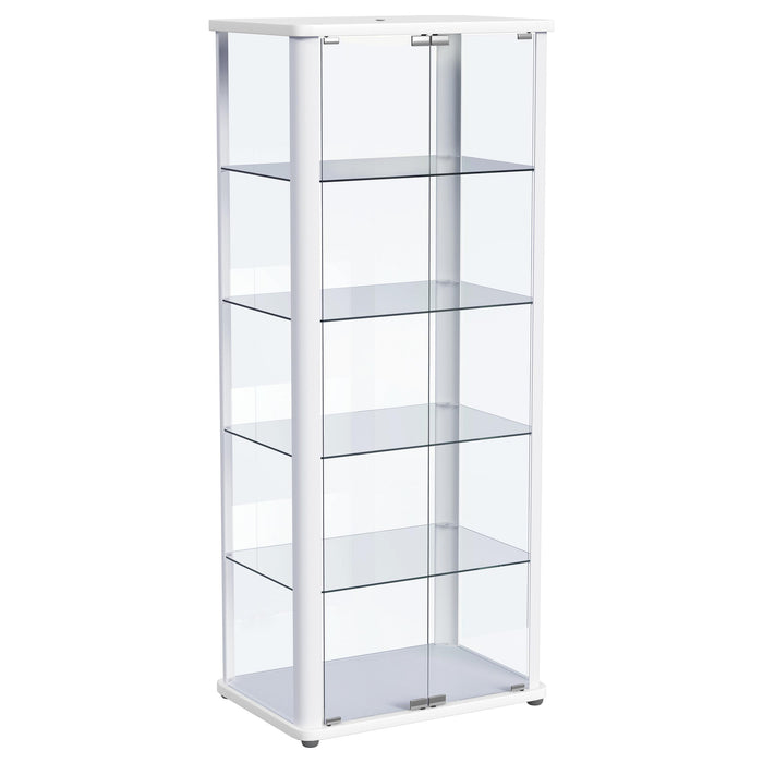 Aero Curio Cabinet - Home Discount Furniture - NJ-linden