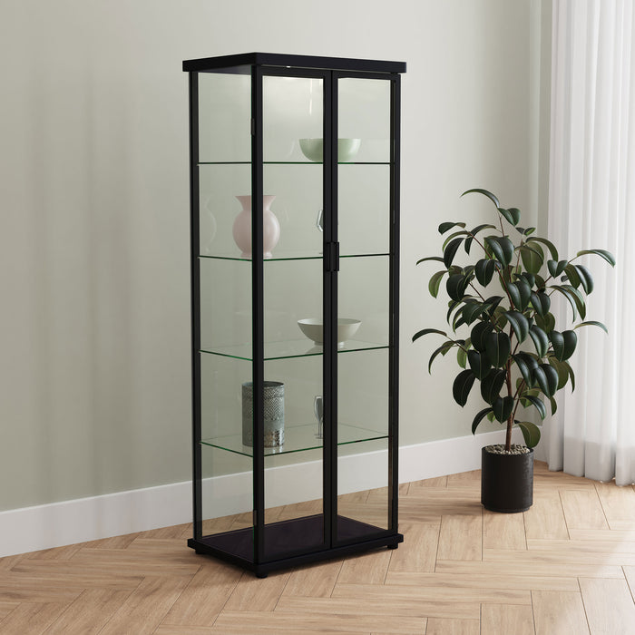 Aero Curio Cabinet - Home Discount Furniture - NJ-linden