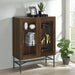 Bonilla 2-door Accent Cabinet with Glass Shelves - Home Discount Furniture - NJ-linden