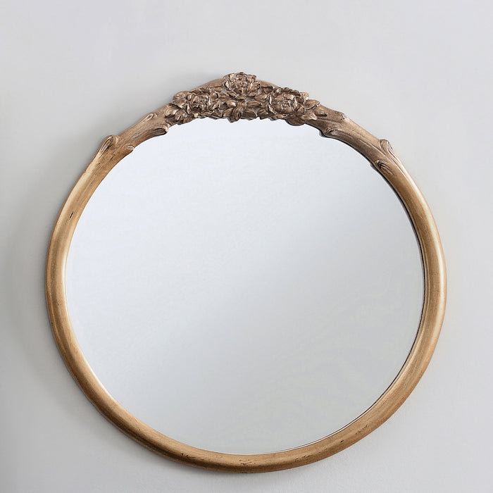 Sylvie French Provincial Round Wall Mirror - Home Discount Furniture - NJ-linden