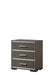 Escher Gray Oak Nightstand w/USB Dock image