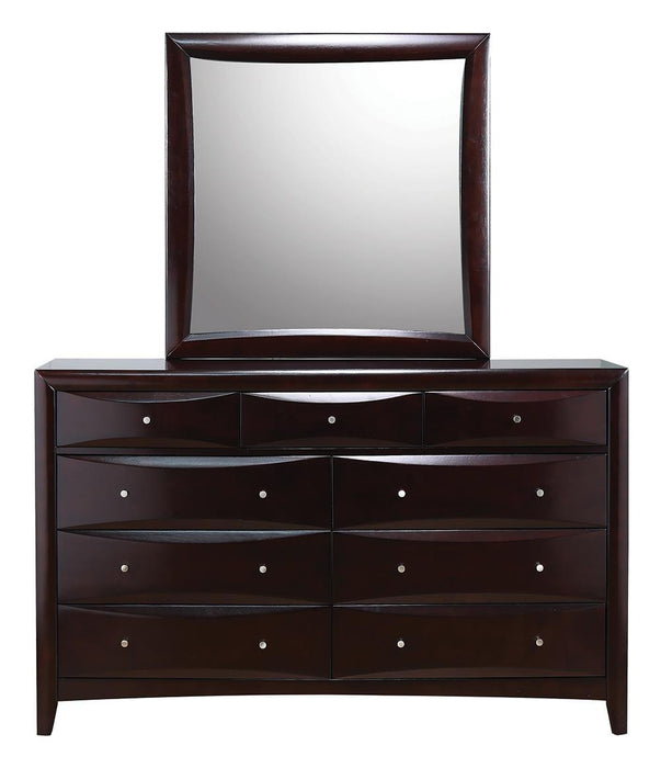 Phoenix 9-drawer Dresser Deep Cappuccino - Home Discount Furniture - NJ-linden