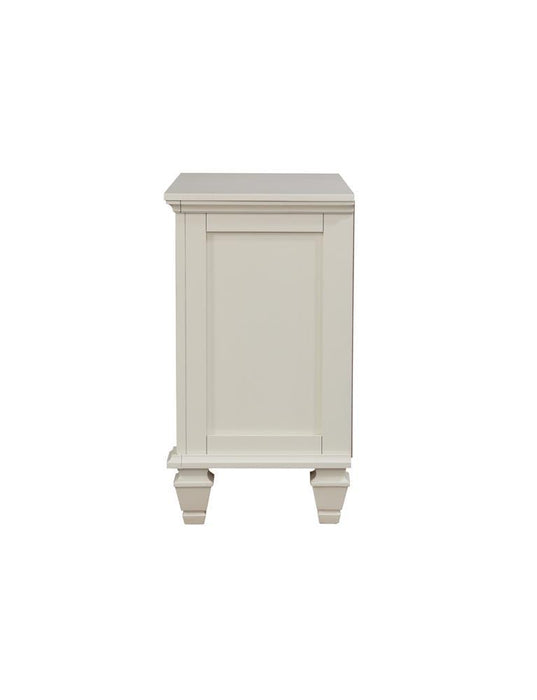 Sandy Beach 3-drawer Nightstand Cream White - Home Discount Furniture - NJ-linden