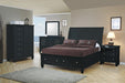 Sandy Beach Queen Storage Sleigh Bed Black - Home Discount Furniture - NJ-linden