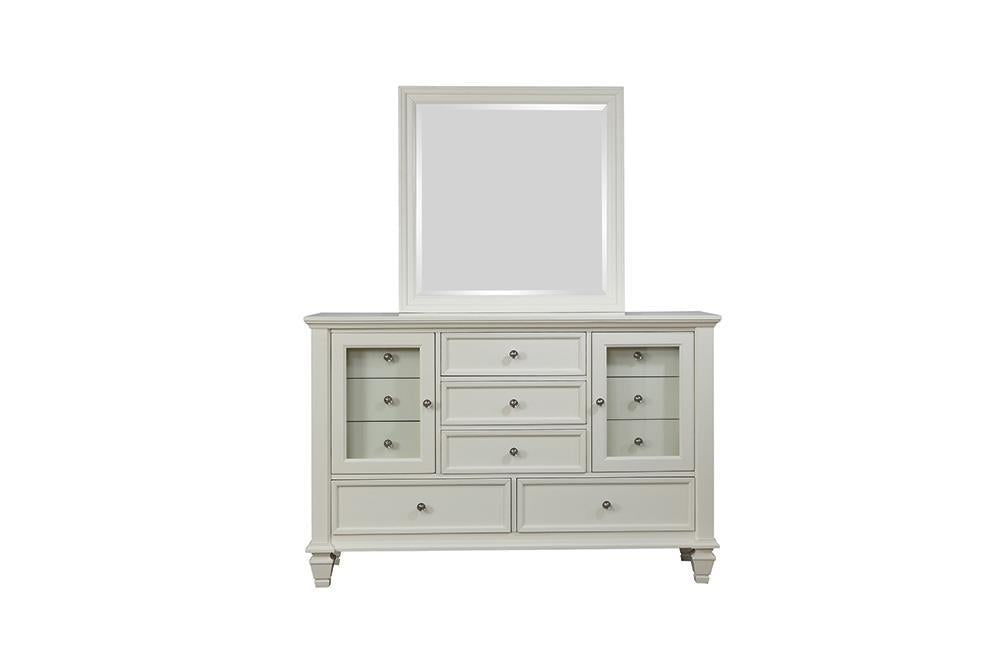 Sandy Beach 11-drawer Rectangular Dresser Cream White - Home Discount Furniture - NJ-linden