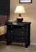 Sandy Beach 3-drawer Nightstand Black - Home Discount Furniture - NJ-linden