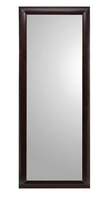 Phoenix Rectangular Standing Floor Mirror Black - Home Discount Furniture - NJ-linden