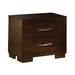 Jessica Nightstand Panels Cappuccino (Set of 2) - Home Discount Furniture - NJ-linden