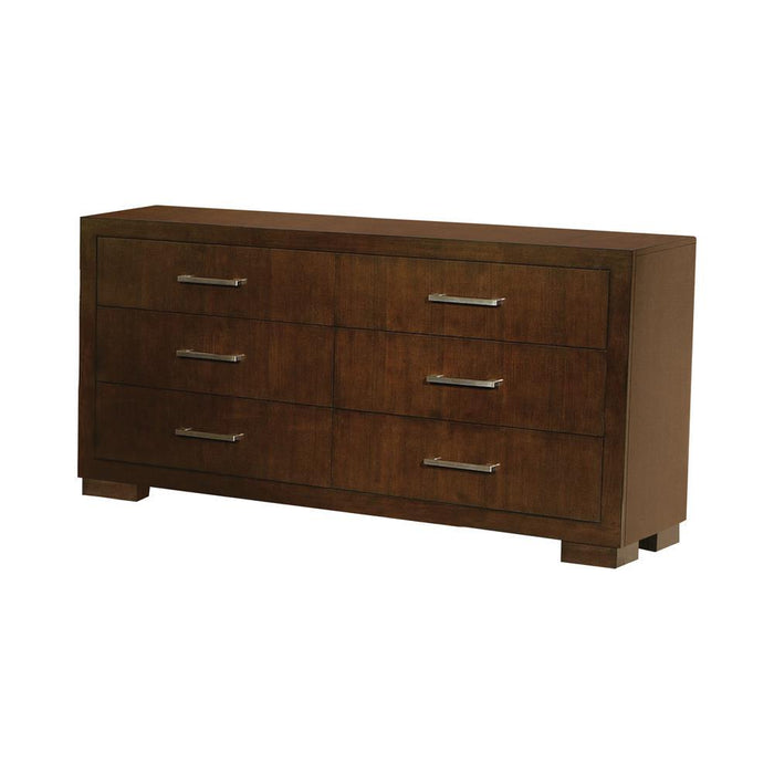 Jessica 6-drawer Dresser Cappuccino - Home Discount Furniture - NJ-linden