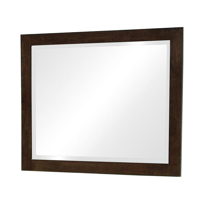 Jessica Rectangular Wall Dresser Mirror Cappuccino - Home Discount Furniture - NJ-linden