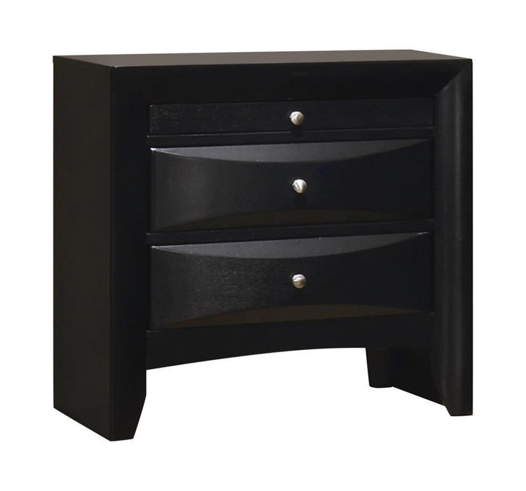 Briana Rectangular 2-drawer Nightstand Black - Home Discount Furniture - NJ-linden