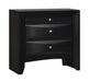 Briana Rectangular 2-drawer Nightstand Black - Home Discount Furniture - NJ-linden