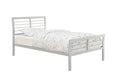 Cooper Queen Metal Bed Silver - Home Discount Furniture - NJ-linden