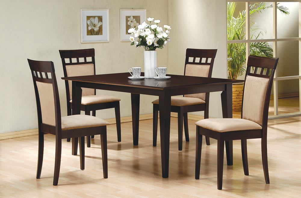 Gabriel Rectangular Dining Table Cappuccino - Home Discount Furniture - NJ-linden