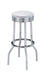 Theodore Upholstered Top Bar Stools White and Chrome (Set of 2) - Home Discount Furniture - NJ-linden